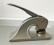 Vintage Cast Iron Paper Stamp Embosser Press (Flairange Limited ) Industrial