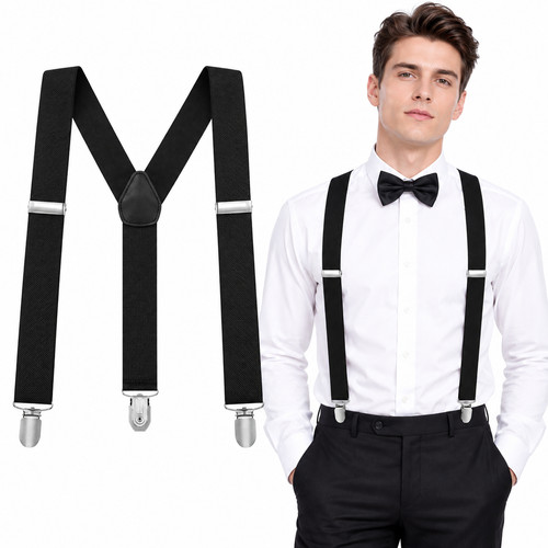 Black braces for - braces, men