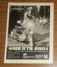 Rare Advertising Neckermann MZ TS 250/1 - always ready to go - IFA 1979