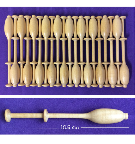 Pairs continental wooden - 10, of