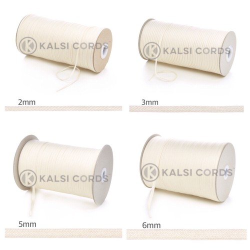 2mm 3mm 5mm - flat, cotton