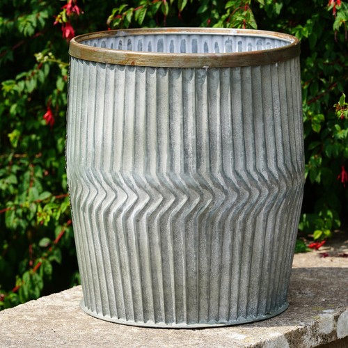 Large dolly tub galvanised - large,