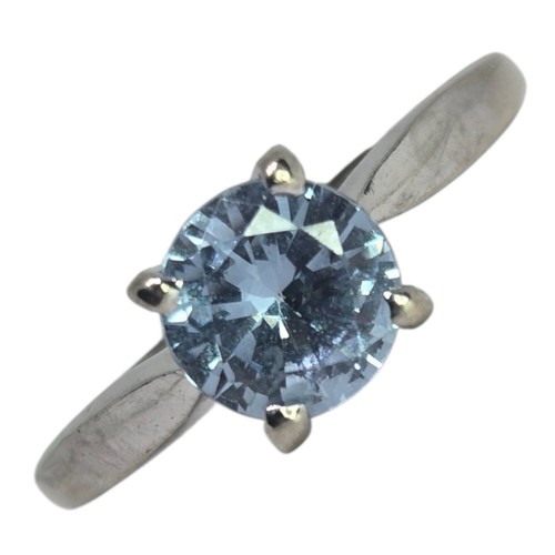 Vintage aquamarine solitaire - vintage,