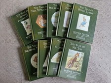 Set Of 9 Beatrix Potter Books, 1989 Edition