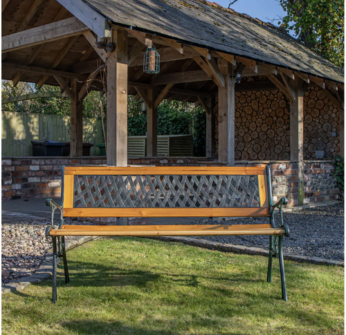 Seater outdoor wooden cast - seater,