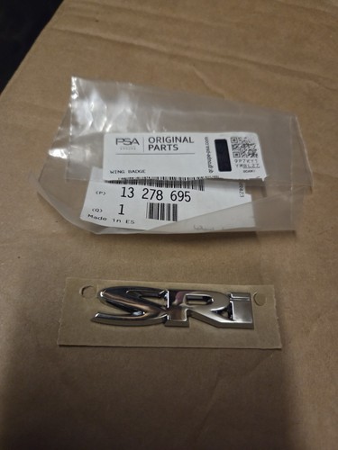 Genuine vauxhall sri logo - genuine,