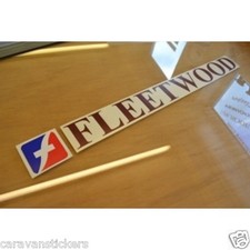 FLEETWOOD Garland - (1996) - Caravan Name Sticker Decal Graphic - SINGLE