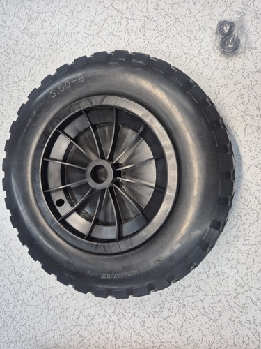 Black wheelbarrow wheel - 14",