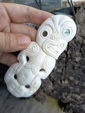 Large Maori Hei Tiki Pendant
