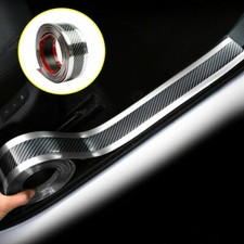 Car Sticker Silver Carbon