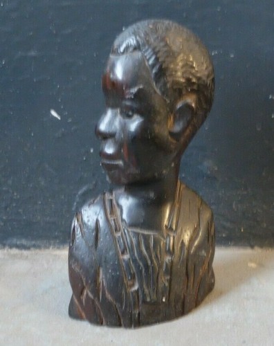 Carved ebony black hardwood - black,