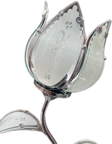 Hollywood regency lotus lamp - hollywood,