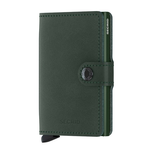 Mini wallet green matte - mini,