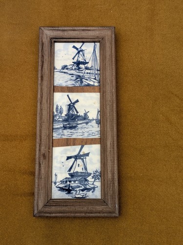 Delft holland windmills blue - delft,