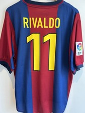 Authentic FC Barcelona Nike 1998/99. #11 Rivaldo. VGC. Large. Rare.