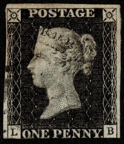 Penny black 1840 - 1d,