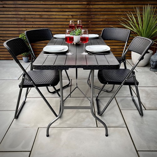 Garden gear folding 5ft table - garden,