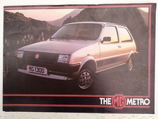 AUSTIN M.G METRO U.K SALES