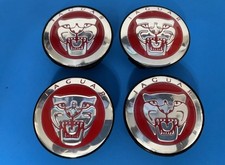 4x Genuine Red Jaguar Wheel