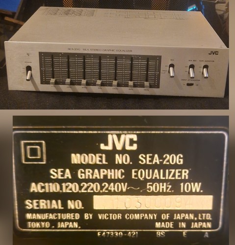 Jvc sea 20g graphic - jvc, equaliser