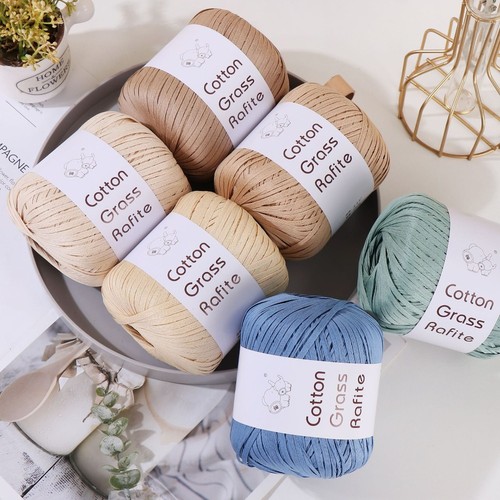 Multicolour raffia straw - raffia,