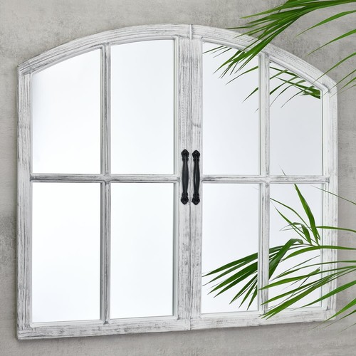 New white rustic 72x65cm - white,