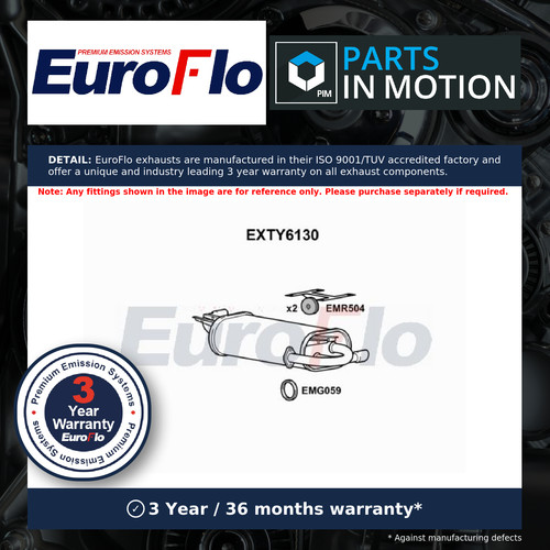 Exhaust back rear box - /, fits