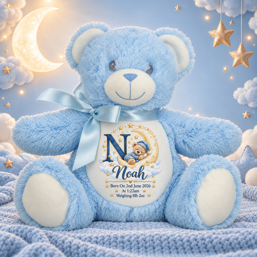 Personalised teddy bear - personalised,