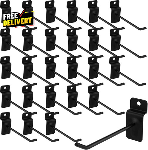 100 pcs inch slatwall hooks - inch,