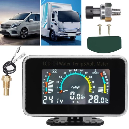 Lcd car oil pressure - car,