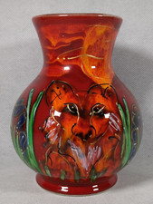 Anita Harris Vase - LION ~