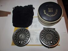 Excellent Vintage Hardy alnwick Marquis no. 7 trout fly fishing reel + spool etc