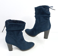 S Oliver UK 5 Navy Blue Suede