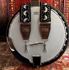 Vtar Handmade Black Moon Vegan Banjo Strap