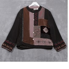 CHICOS DESIGN Patchwork Silk