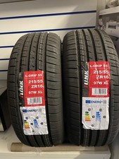 2x 215/55 ZR16 97W XL M+S Brand New HIGH PERFORMANCE 215/55zR16 ilink X2 PAIR