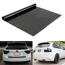 Dark Smoke Black Car Rear