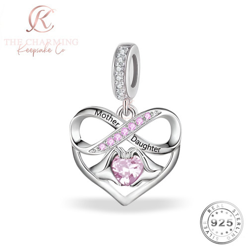 Mum daughter charm - daughter,