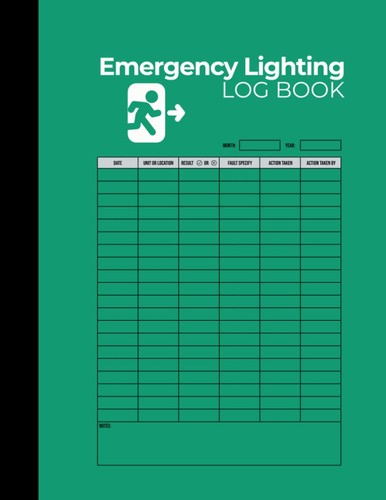 Emergency lighting log book - lighting,