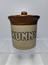 Moira Stoneware Honey Pot Hunny Handcrafted Breakfast Teatime