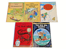 5 Vintage Herge Adventures Of