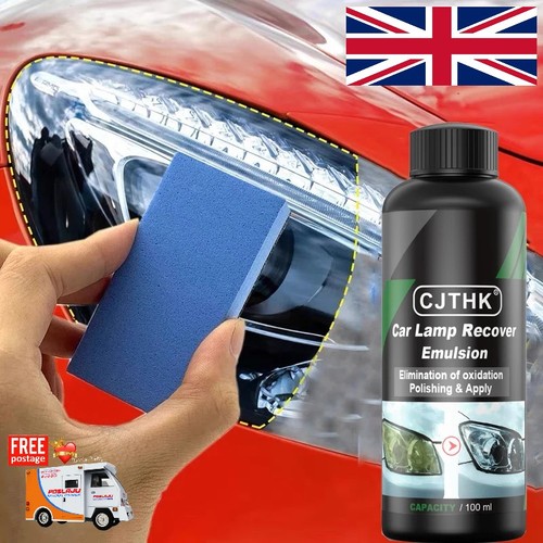 Car headlight restoration - car,