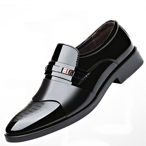 Mens formal shiny patent shoes - shiny,