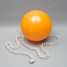 70s Light Ball Orange Floor Standing Guzzini Era 1.Z