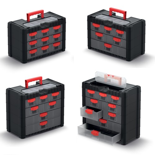 Parts storage organiser with - parts,