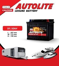 12V 50AH LEISURE BATTERY  SFL 50AHC100 45Ah C20 FOR CARAVAN MOTORHOME /BOAT
