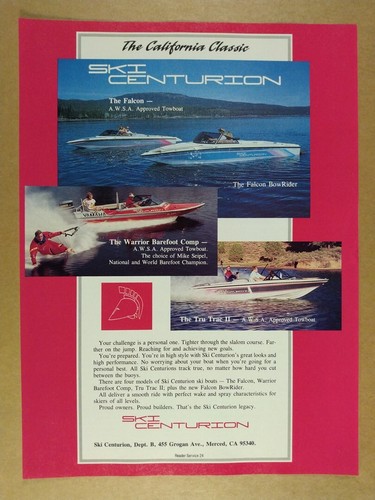1989 ski centurion falcon - ski,