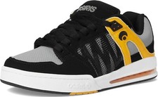 Osiris Mens Skate Trainers Shoes-Pixel Black Charcoal Yellow