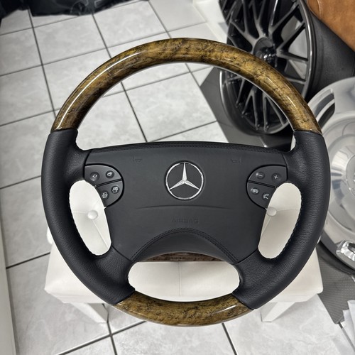 Mercedes benz wood - mercedes-benz, leather