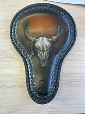 Hand-tooled leather motorcycle